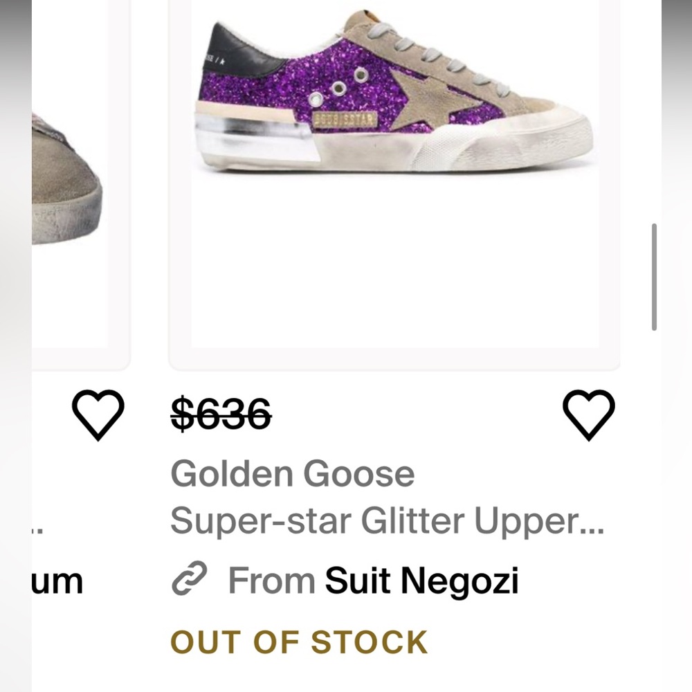 Golden Goose Superstar Glitter Sneakers SIZE 39 - Picture 10 of 10